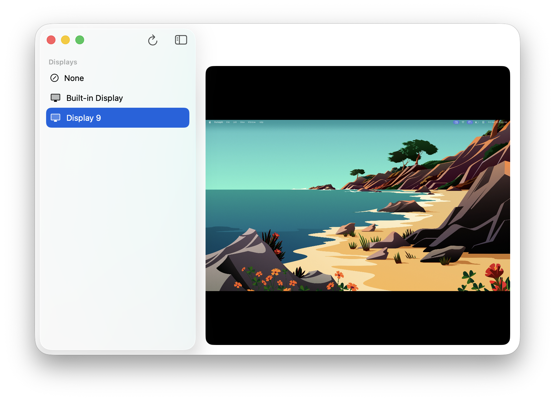 Secondary Display Screenshot